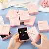 Rectangle Paper Jewelry Set Storage Boxes with Bowknot X1-CON-TAC0014-04C-6