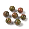 Natural Unakite No Hole Sphere Beads G-K353-04C-05-1