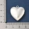 Heart Brass Locket Pendants KK-K414-12D-S-3