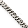 201 Stainless Steel Cuban Link Chain Bracelets STAS-Z056-08P-2