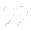 316 Stainless Steel Ear Cuff Findings Ion Plating(IP) X-STAS-H148-01G-1