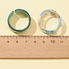 Resin Wide Band Cuff Ring RJEW-FS0001-07-4