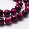 Natural Tiger Eye Bead Strands G-D840-54-10mm-04-3