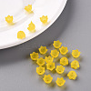Transparent Acrylic Beads Caps PL543-2-7