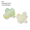 100Pcs Gradient Color Transparent Acrylic Beads OACR-FP0001-35-4