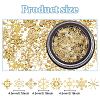 Brass Cabochons MRMJ-WH0086-59G-2