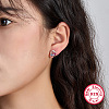 Flower/Star/Footprint/Unicorn 925 Sterling Silver Hoop Earrings CM1193-3-2