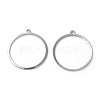 Tarnish Resistant 201 Stainless Steel Pendants X-STAS-F192-023P-2