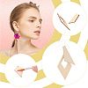 DIY Wooden Dangle Earring Making Kits DIY-SP0005-04-4