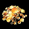 Rainbow Iridescent PVC Paillette/Sequins Beads & Links & Pendants PVC-C001-01C-2