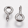 Tarnish Resistant 304 Stainless Steel Screw Eye Pin Peg Bails STAS-I097-077D-1