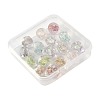 16Pcs 7 Colors Handmade Foil Lampwork Beads FOIL-FS0001-03-6