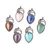 Natural & Synthetic Mixed Stone Pendants G-I220-G-1
