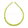 Natural Green Jade Graduated Beads Strands GG-CBA2AE1-A06-D-4