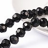 Half-Handmade Faceted Glass Round Beads Strands X-GF10mmC27Y-1