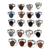 Adjustable 304 Stainless Steel Finger Rings for Women GG-CBA7994-04P-2