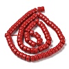 Dyed Synthetic Coral Beads Strands CORA-P010-06B-2