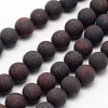 Natural Brecciated Jasper Beads Strands X-G-D690-8mm-1