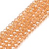 Electroplate Glass Beads Strands EGLA-A044-T3mm-A23-1