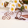 2Pcs 2 Colors Iron Yarn Guide Finger Holders DIY-TA0011-15-5