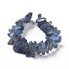 Natural Quartz Crystal Points Beads Strands G-K181-B17-2