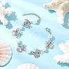 Ocean Series Alloy Link Bracelets BJEW-JB11840-4