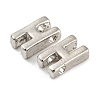 Platinum Plated Alloy Beads PALLOY-CJC0001-64P-H-2