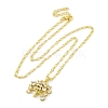 Brass Pave Clear Cubic Zirconia Pendant Necklaces for Women LS-NJEW-S430-03G-02-2