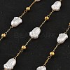 Ion Plating(IP) 304 Stainless Steel Flower Link Chains CHS-H034-03G-02-1