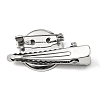 Iron Alligator Hair Clips Findings MAK-K021-02A-P-2