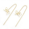 Brass Ear Threads X-KK-S348-222-1
