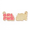 Alloy Enamel Charms ENAM-G201-01LG-B-2