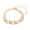 Brass Cable Chains Bracelets BJEW-I286-04G-1