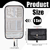 Rectangle PU Leather Envelope Travel Folding Rolls AJEW-WH0248-887A-2