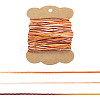 50M Gradient Color Waxed Polyester Cords YC-TADJ0001-04D-1