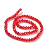 Electroplate Glass Beads Strands EGLA-A034-T8mm-L09-2