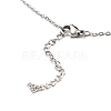 Non-Tarnish Stainless Steel Pendants Necklaces NJEW-K267-01G-P-3