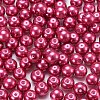 Eco-Friendly Dyed Glass Pearl Round Beads HY-BC0001-8mm-RB058-3