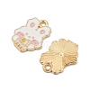 Animal Forest Theme Zinc Alloy Enamel Pendants FIND-Z065-01B-2