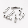 Antique Silver Rectangle Tibetan Style Alloy Chandelier Components Links X-TIBE-A22146-AS-FF-1