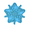 DIY Christmas Snowflake Pendant Food Grade Silicone Molds XMAS-PW0001-011A-1