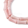 Natural Pink Opal Beads Strands G-L624-G06-12x5mm-4