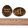 Natural Tiger Eye Pendants G-N365-02D-3