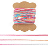 50M Gradient Color Waxed Polyester Cords YC-TADJ0001-04B-1