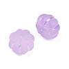 Frosted Transparent Acrylic Beads OACR-P029-03B-04-2