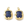 Dyed Natural Lapis Lazuli Pendants GG-CBA080E-02G-1