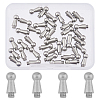 40Pcs Steel Nipple Stud Rivets FIND-FH0008-02B-1
