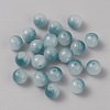 Two Tone Crackle Glass Beads GGLA-TAC0008-02D-1