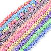 Handmade Flower Polymer Clay Beads Strands CLAY-M003-07-1