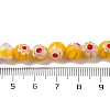 Handmade Millefiori Lampwork Beads Strands LAMP-G164-05E-4